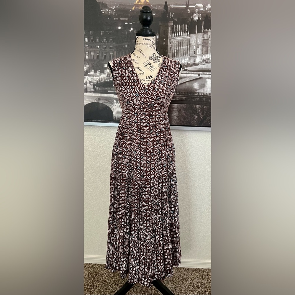 Sincerely Jules XS Sleeveless Tiered Maxi Dress